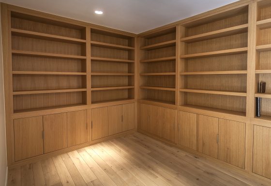 Fabrication d’une bibliothèque à Paris